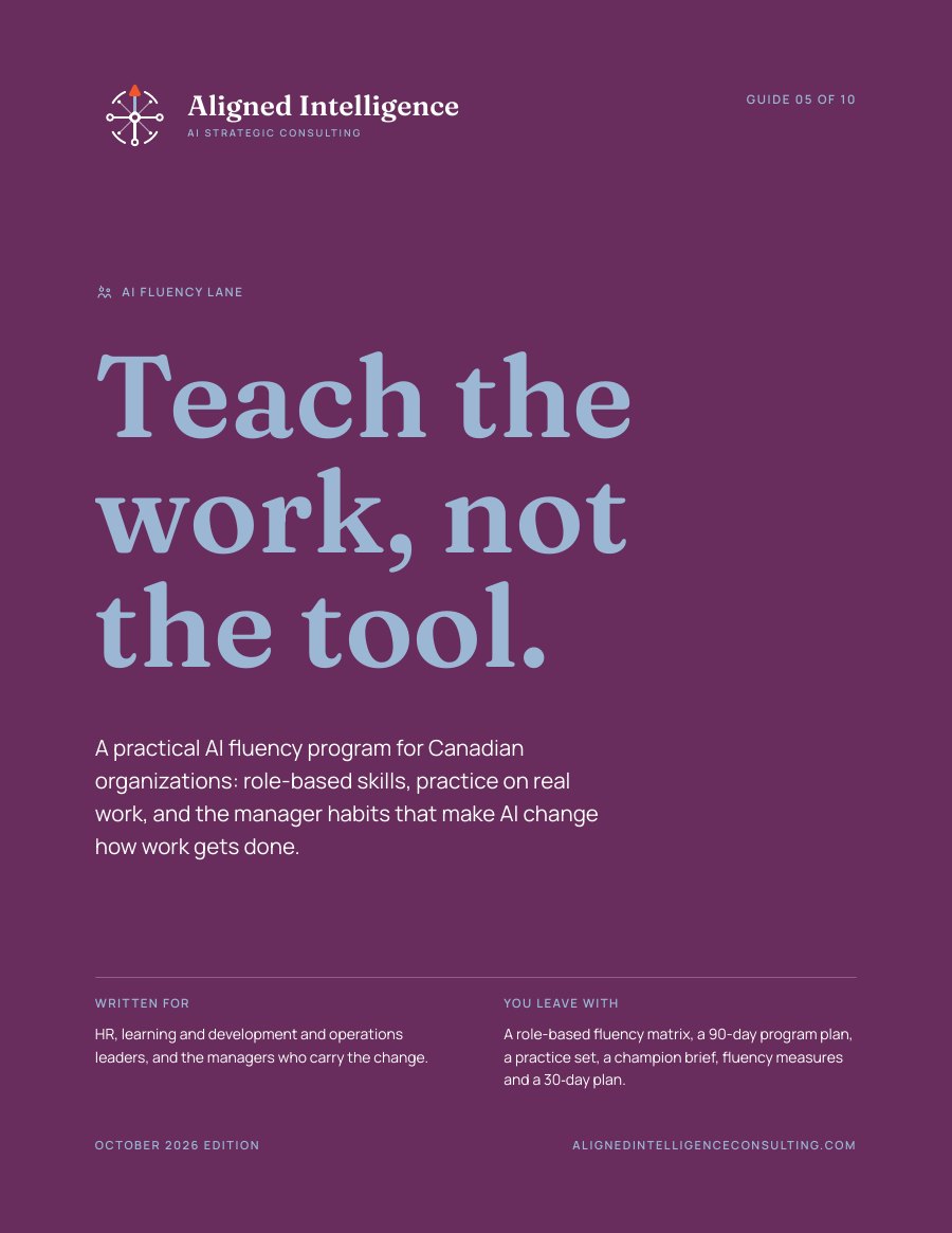 Cover of Guide 05, AI Fluency Program