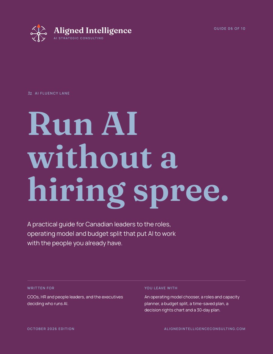 Cover of Guide 06, Resource Planning and AI Team Building